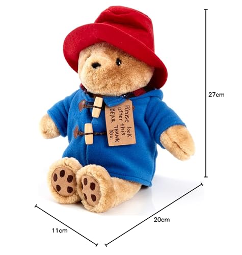 Officially Licenced Classic Cuddly Paddington Bear Soft Toy by Rainbow Designs