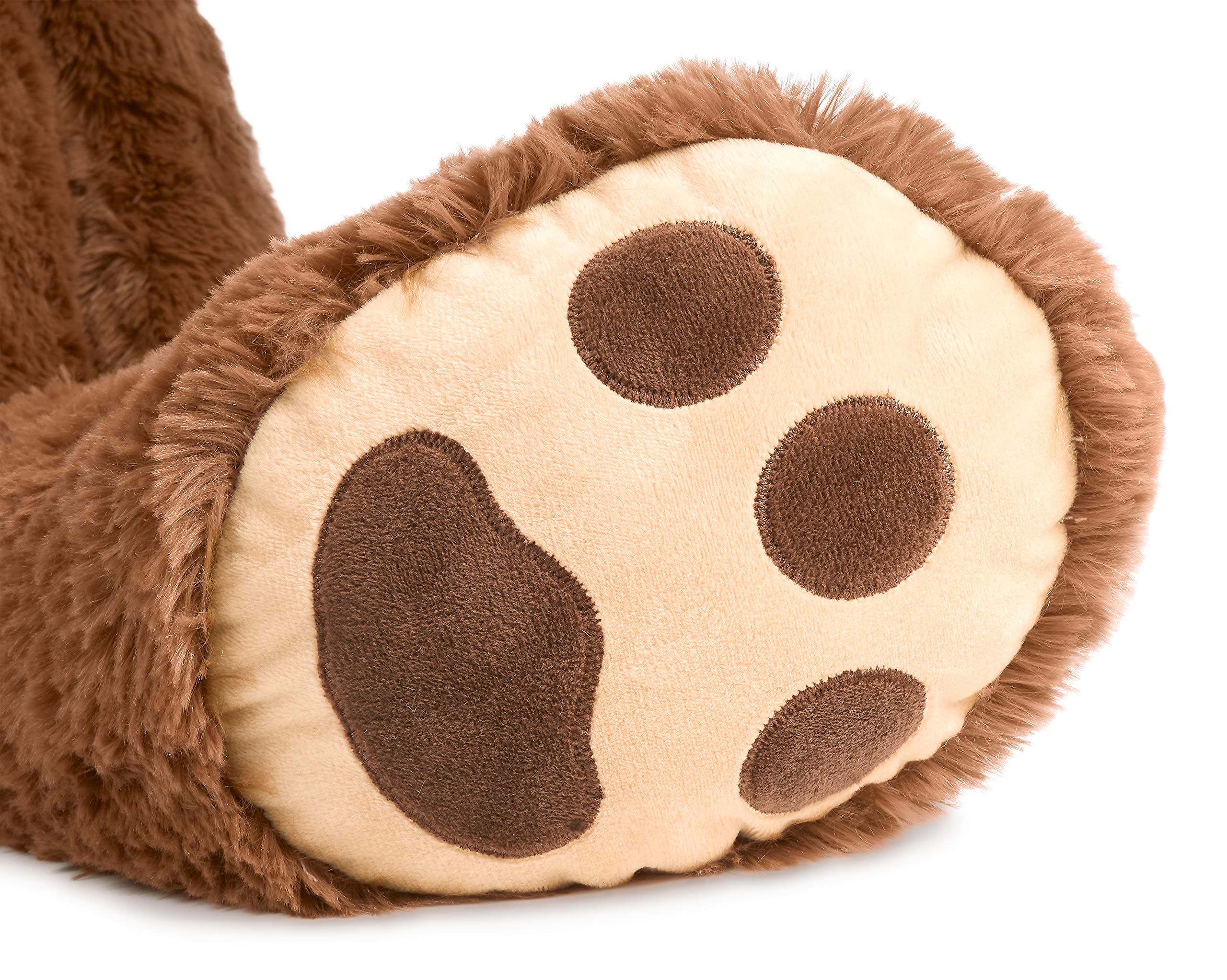 BRUBAKER XXL Teddybär 100 cm groß - Braun - Stofftier Plüschtier Kuscheltier