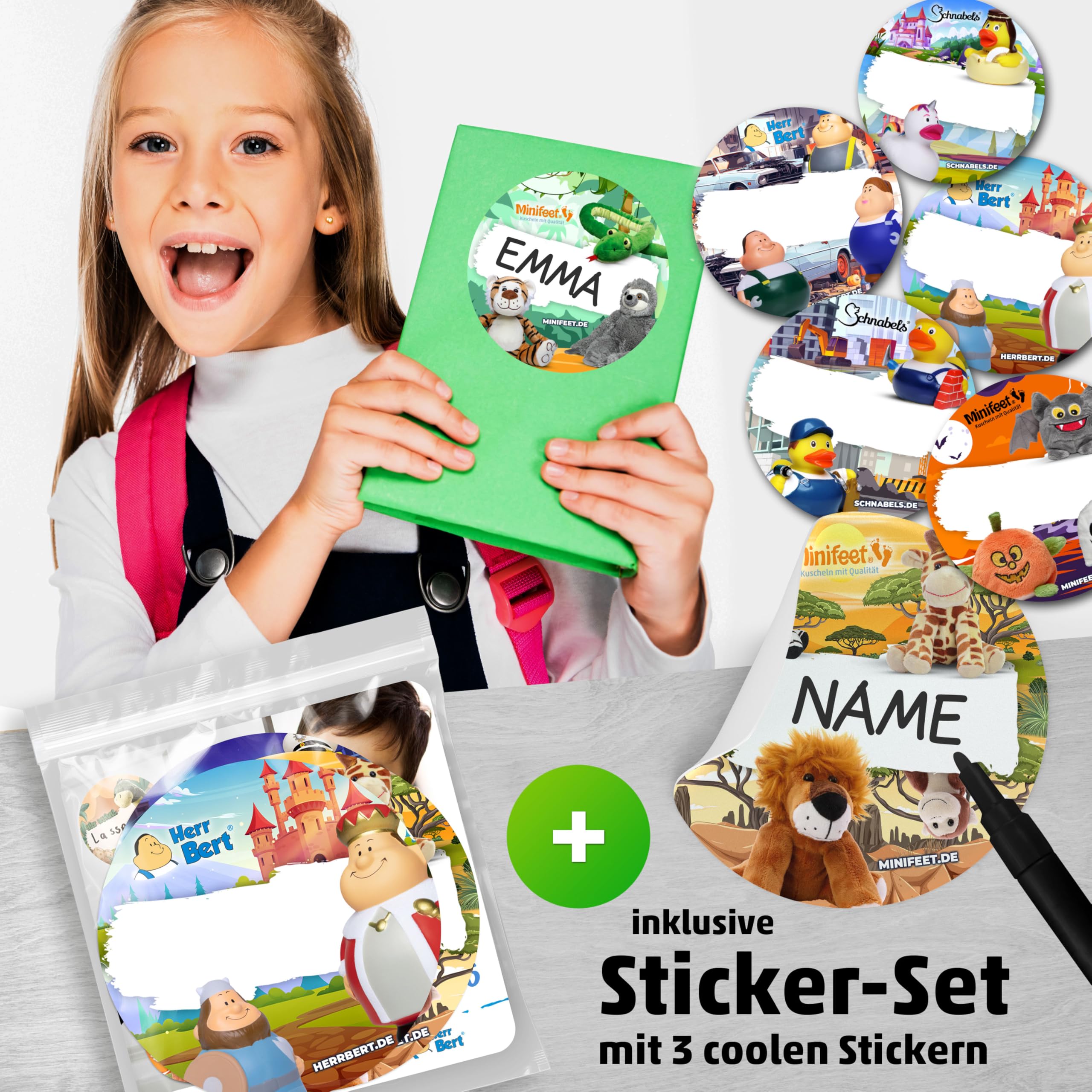 Minifeet Bär Bodo - der kuschlige Kumpel für Groß und Klein, der Dank TÜV-Siegel EIN besonders sicherer Spielkamerad