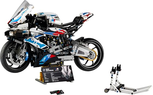 LEGO Technic 42130 BMW M 1000 RR Motorrad, Modellbausatz für Erwachsene, detailreiches Deko- & Geschenk-Set für Männer und Frauen