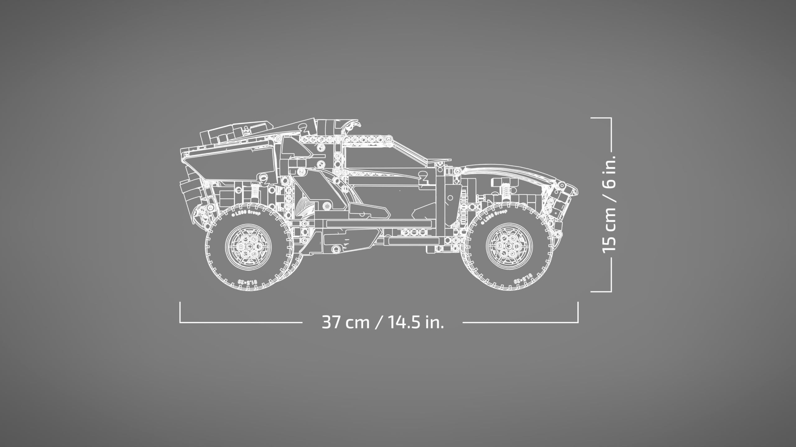 LEGO Technic 42160 Audi RS Q e-tron, ferngesteuertes Rallye-Auto mit App Control+, RC Dakar Geländewagen Bausatz für Kinder ab 10 & Fans