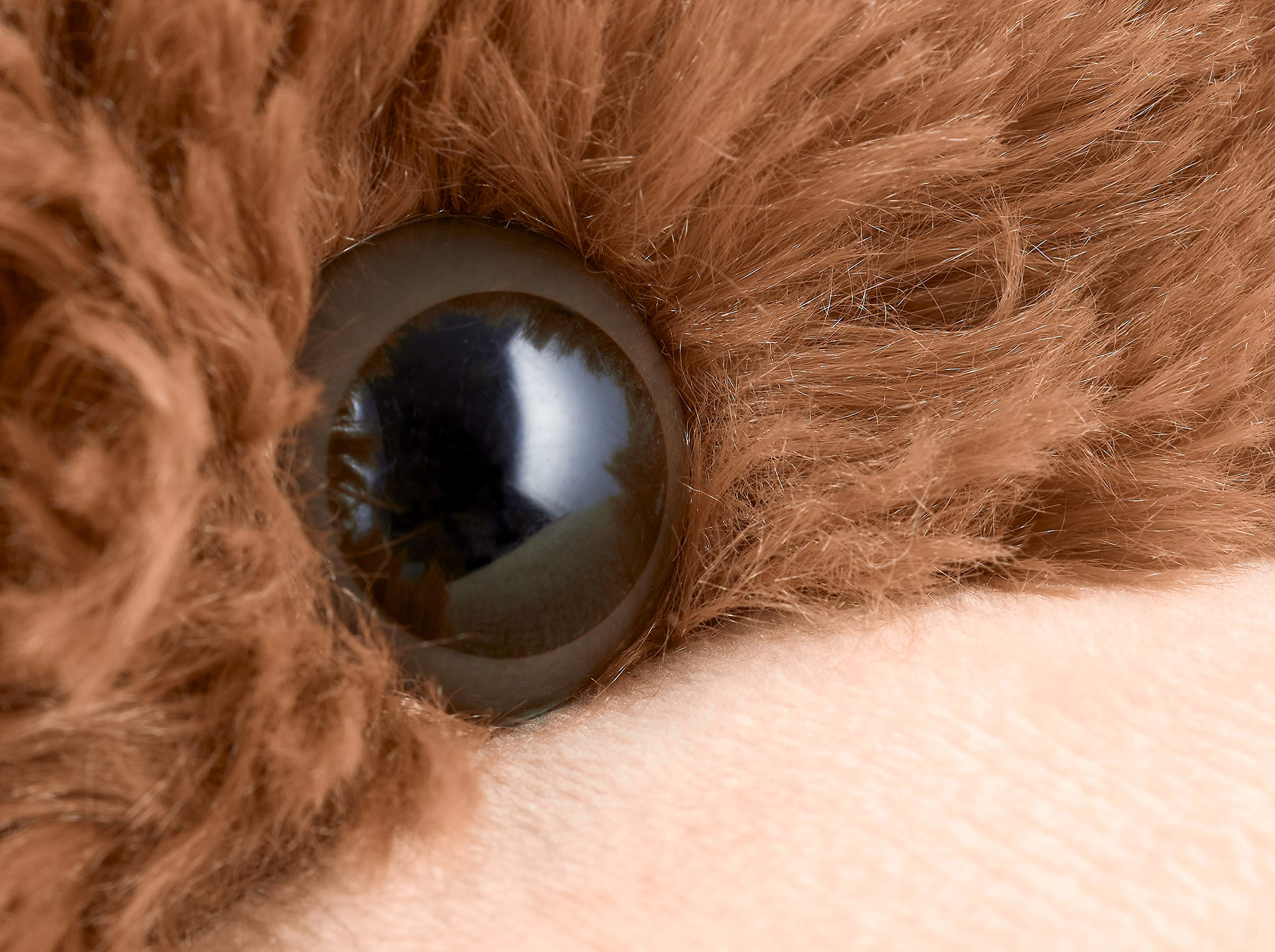 BRUBAKER XXL Teddybär 100 cm groß - Braun - Stofftier Plüschtier Kuscheltier