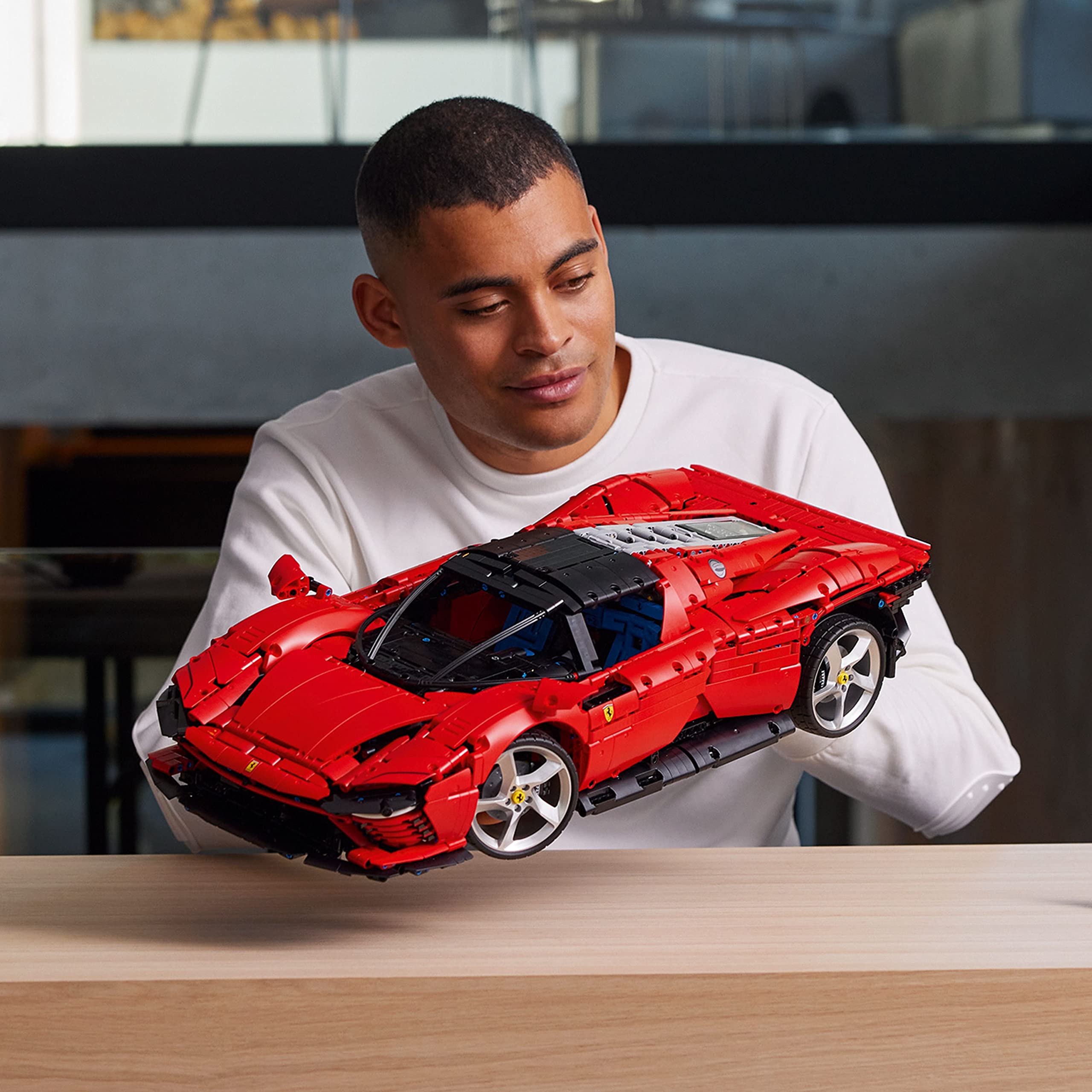 LEGO Technic 42143 Ferrari Daytona SP3, detailreiches Supercar Modellauto mit 3778 Teilen, Bausatz & Sammlerset für Erwachsene