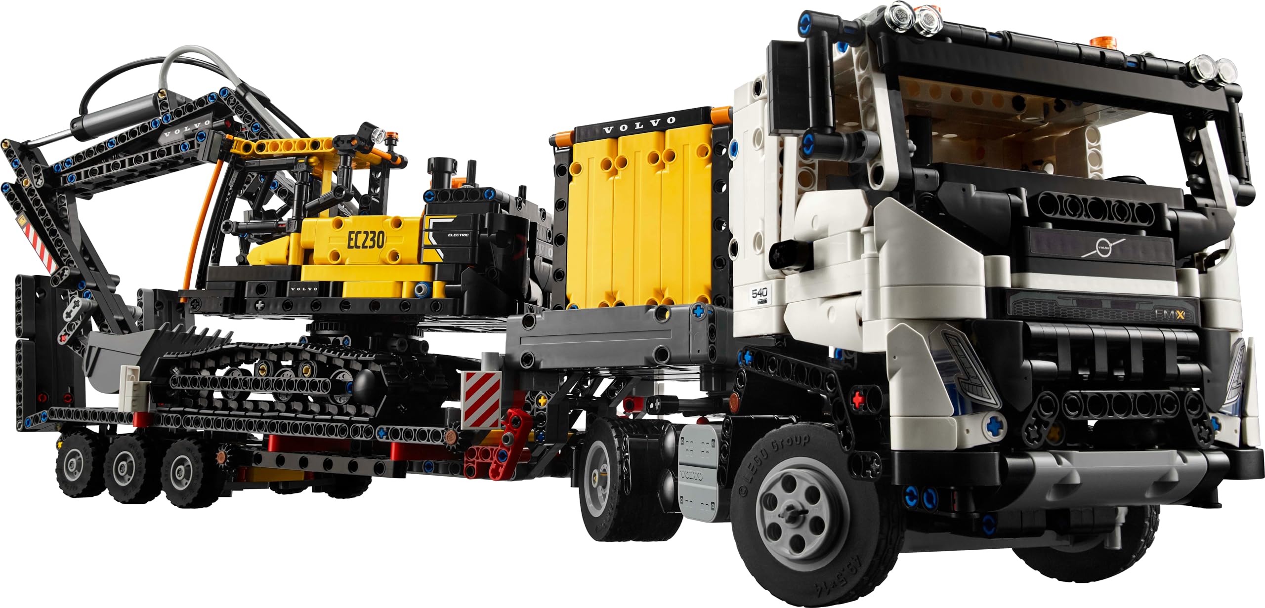 LEGO Technic 42175 Volvo FMX LKW mit EC230 Electric Raupenbagger, Baufahrzeug Spielzeug-Bausatz & Geschenkset für Kinder ab 10 Jahren
