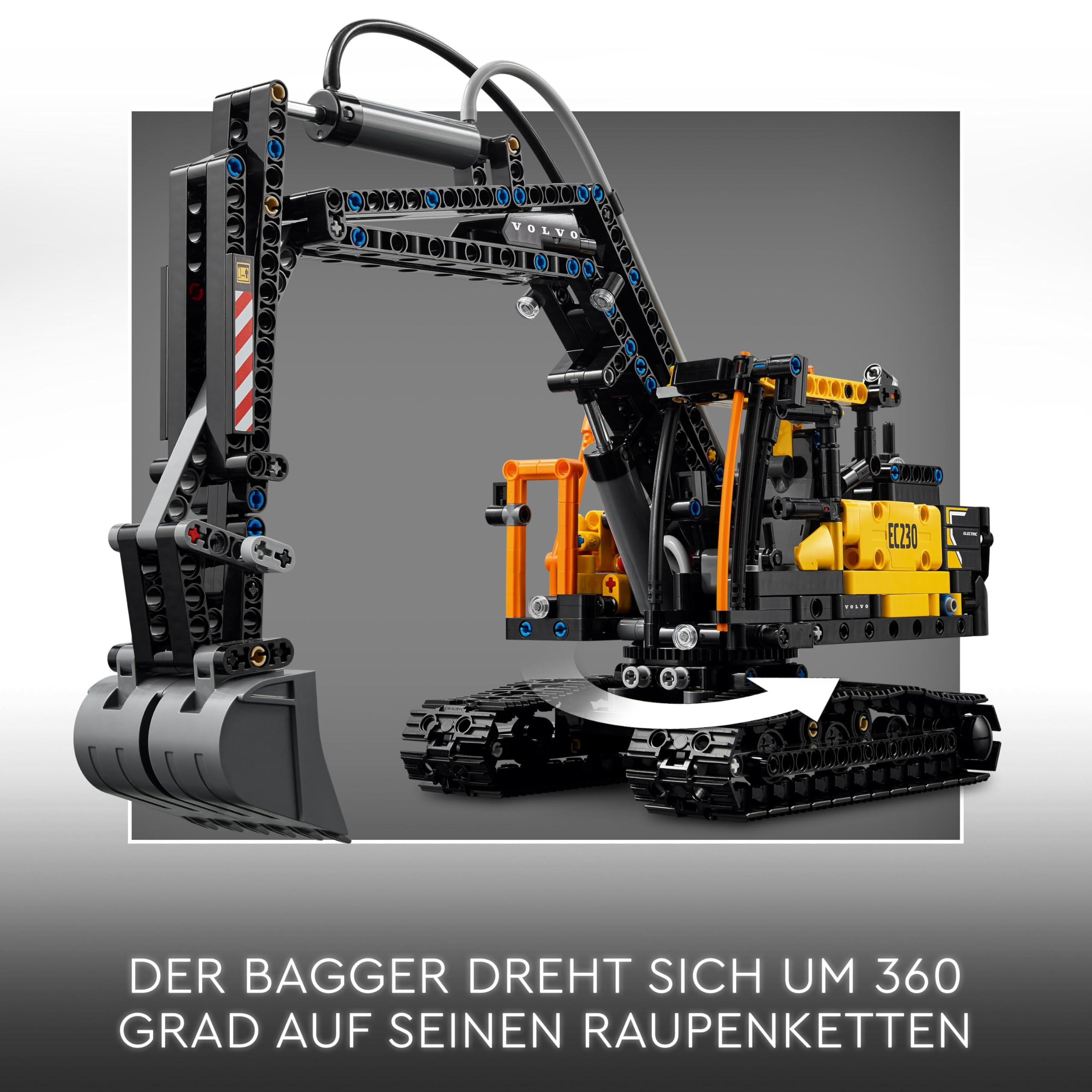 LEGO Technic 42175 Volvo FMX LKW mit EC230 Electric Raupenbagger, Baufahrzeug Spielzeug-Bausatz & Geschenkset für Kinder ab 10 Jahren