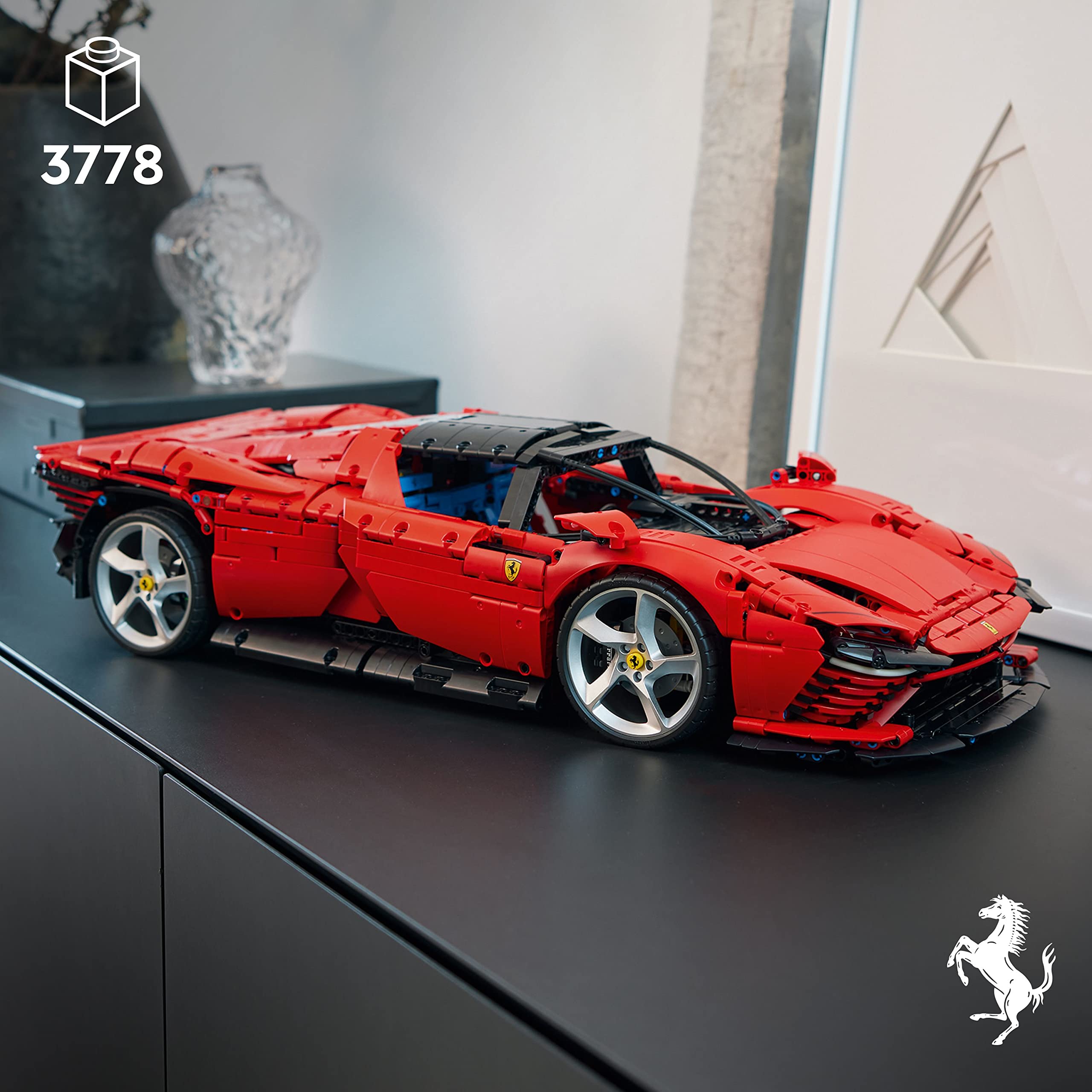 LEGO Technic 42143 Ferrari Daytona SP3, detailreiches Supercar Modellauto mit 3778 Teilen, Bausatz & Sammlerset für Erwachsene