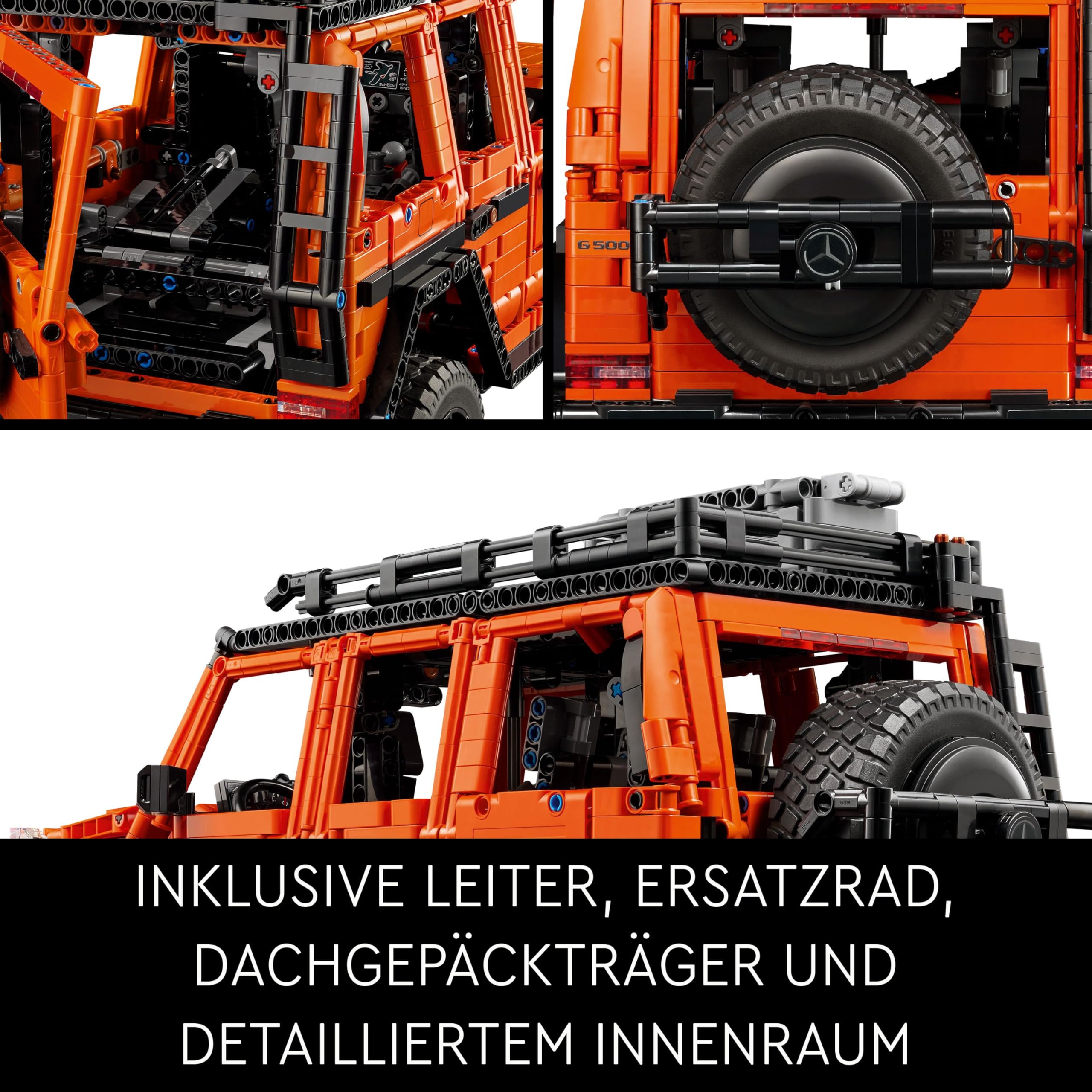LEGO Technic 42177 Mercedes-Benz G 500 Professional Line, Luxus-Geländewagen Modellauto Bausatz & Sammlerset für Erwachsene