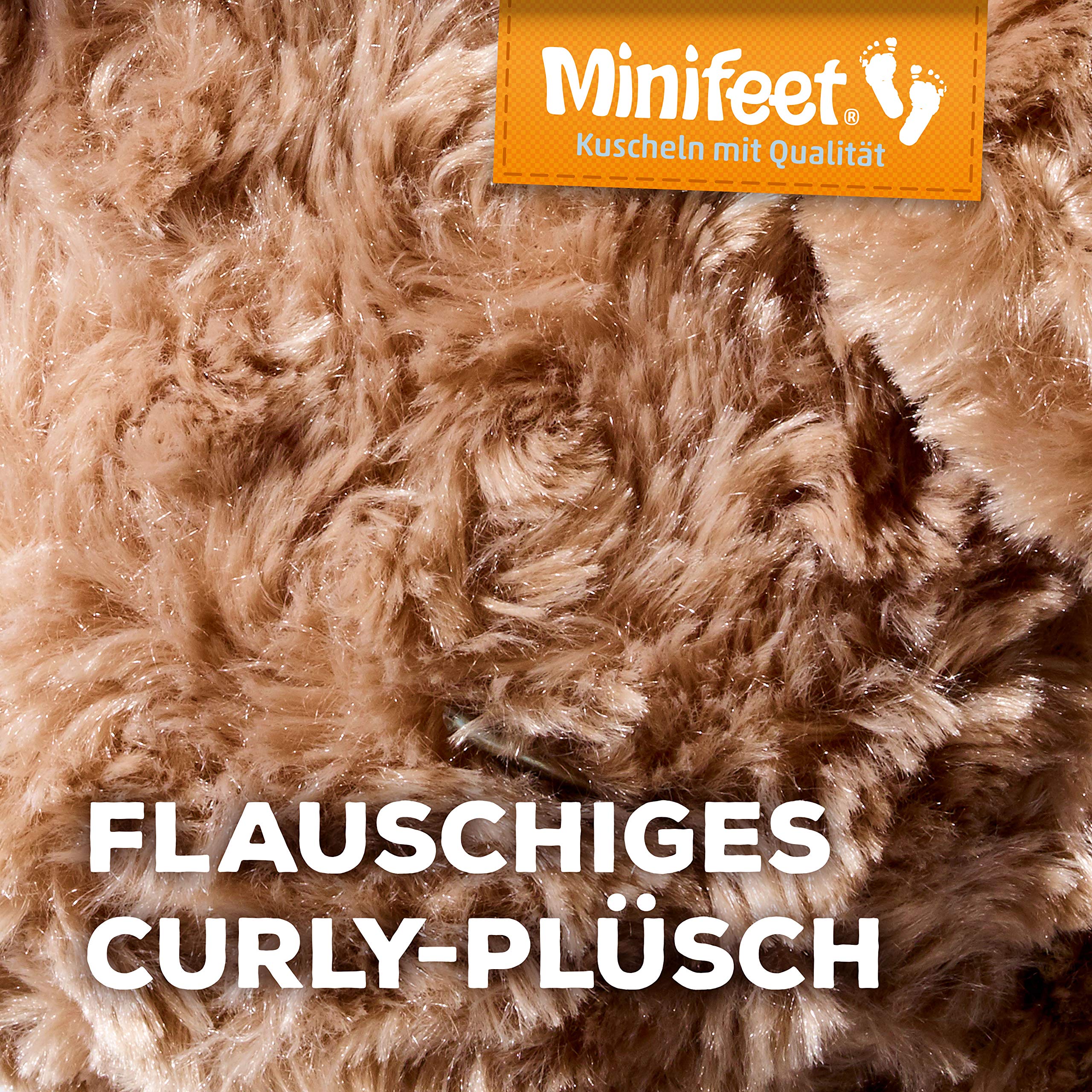 Minifeet Bär Bodo - der kuschlige Kumpel für Groß und Klein, der Dank TÜV-Siegel EIN besonders sicherer Spielkamerad